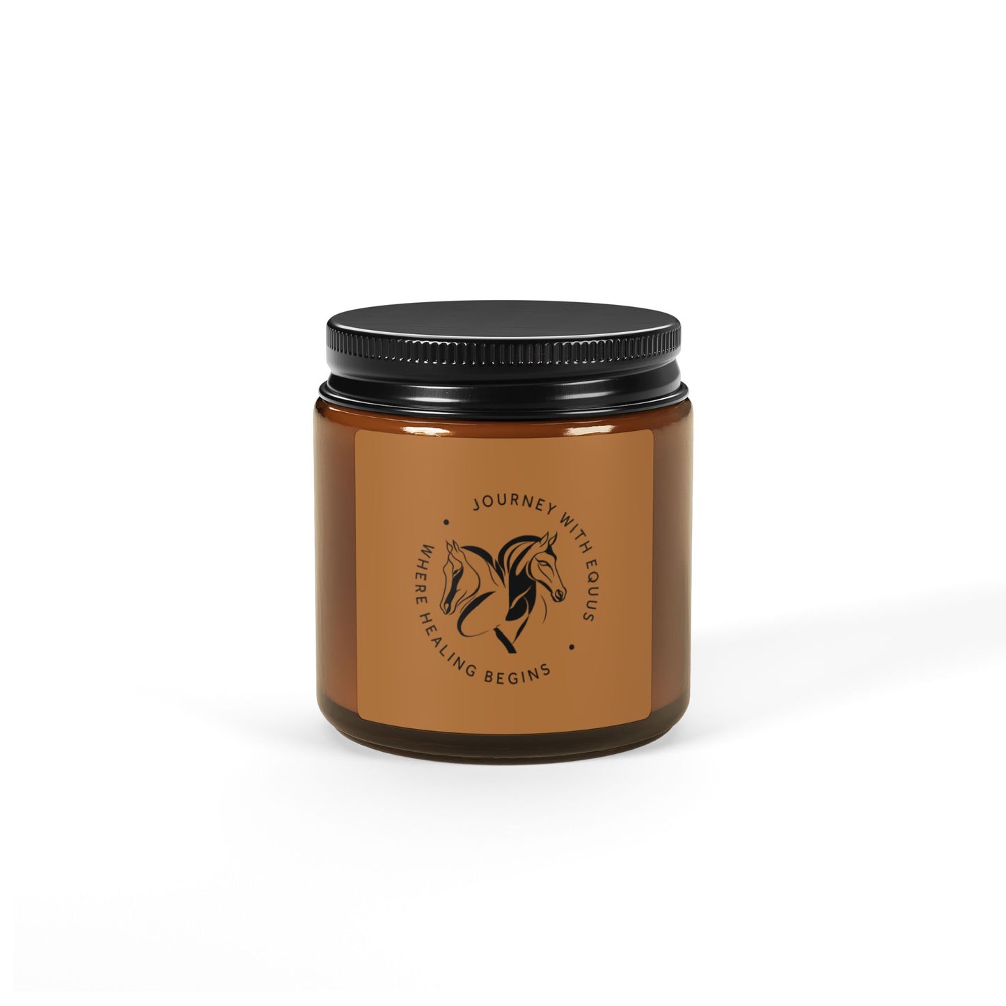 JWE Logo Scented Soy Candle - Amber Jar