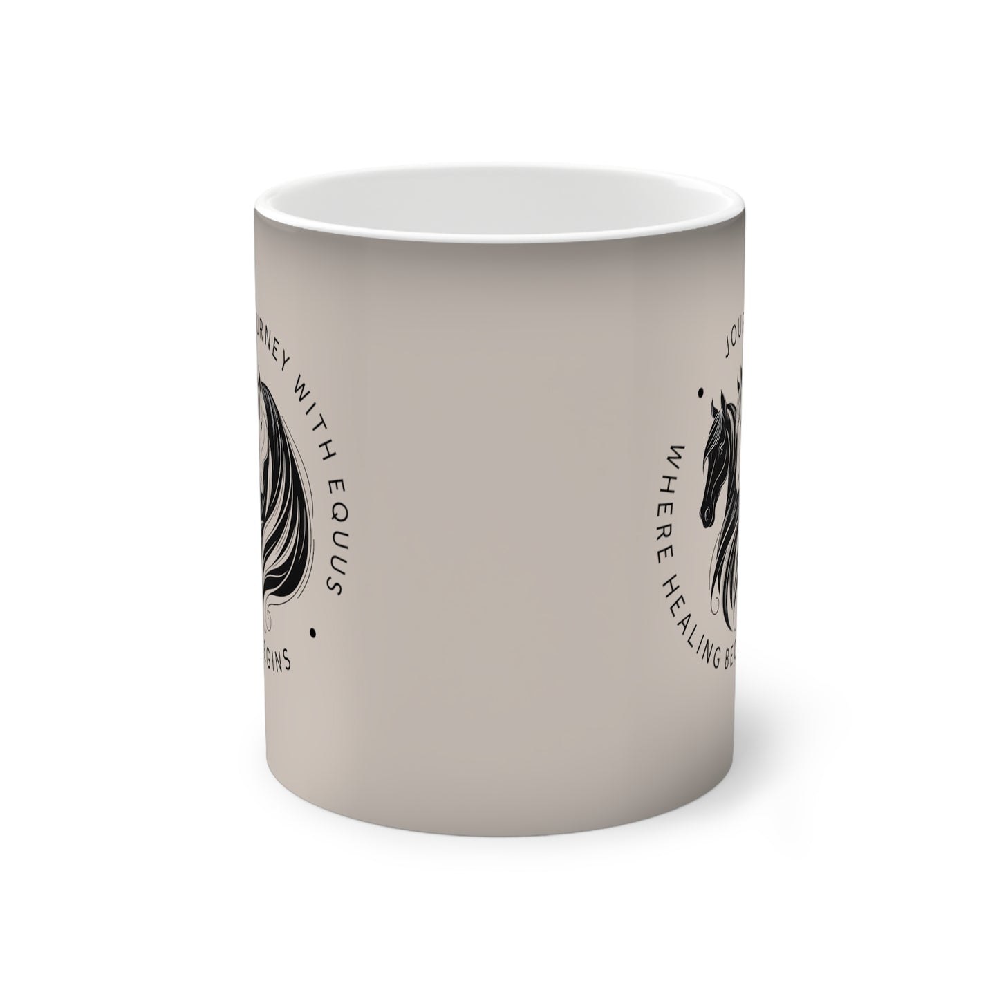JWE Horse Color-Changing Mug, 11oz