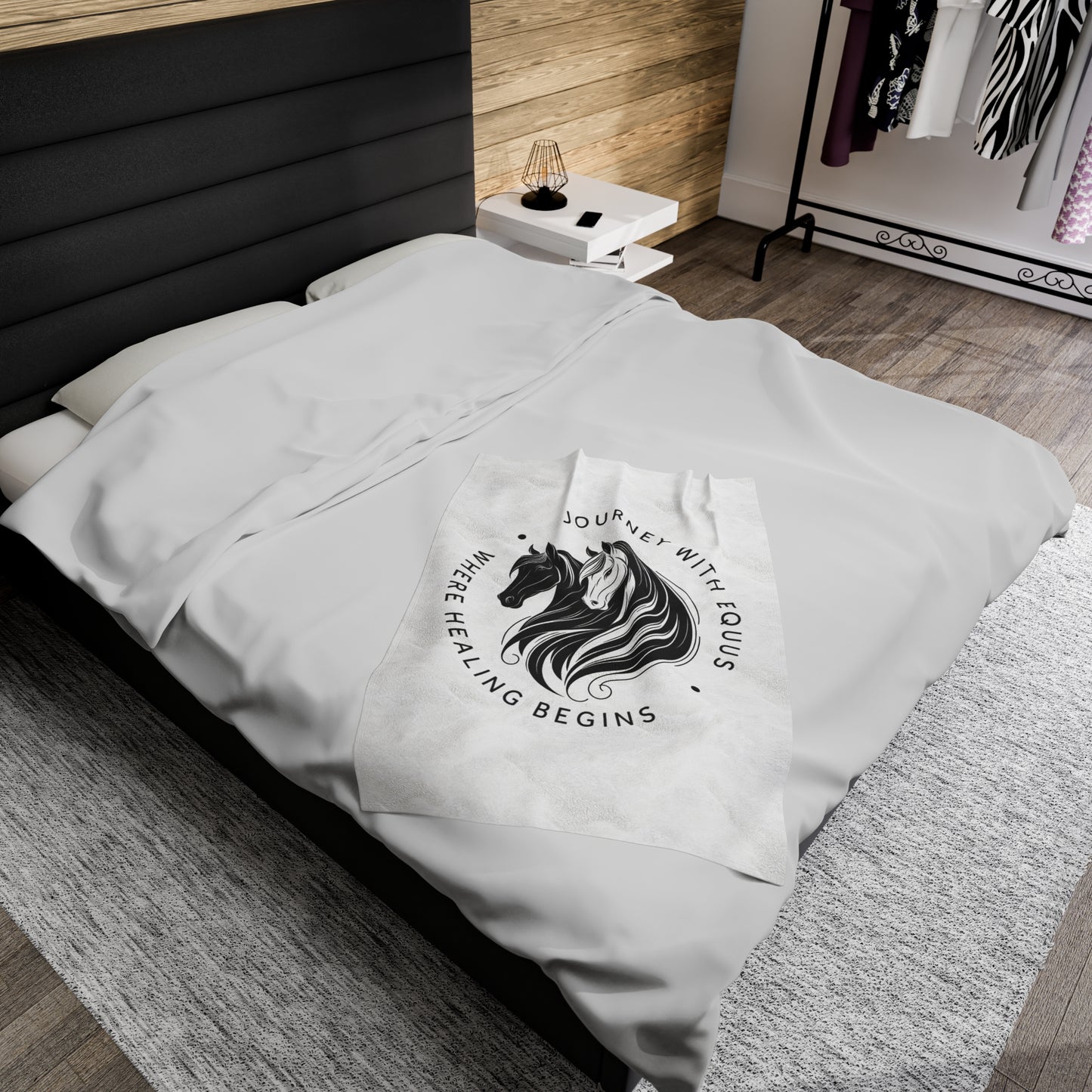 JWE Horse Plush Blanket