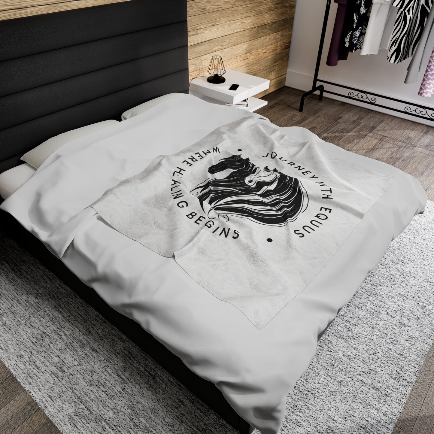 JWE Horse Plush Blanket