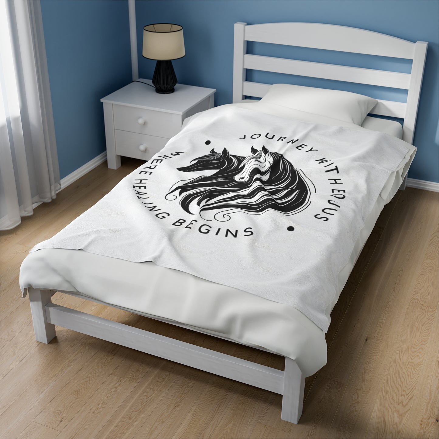 JWE Horse Plush Blanket