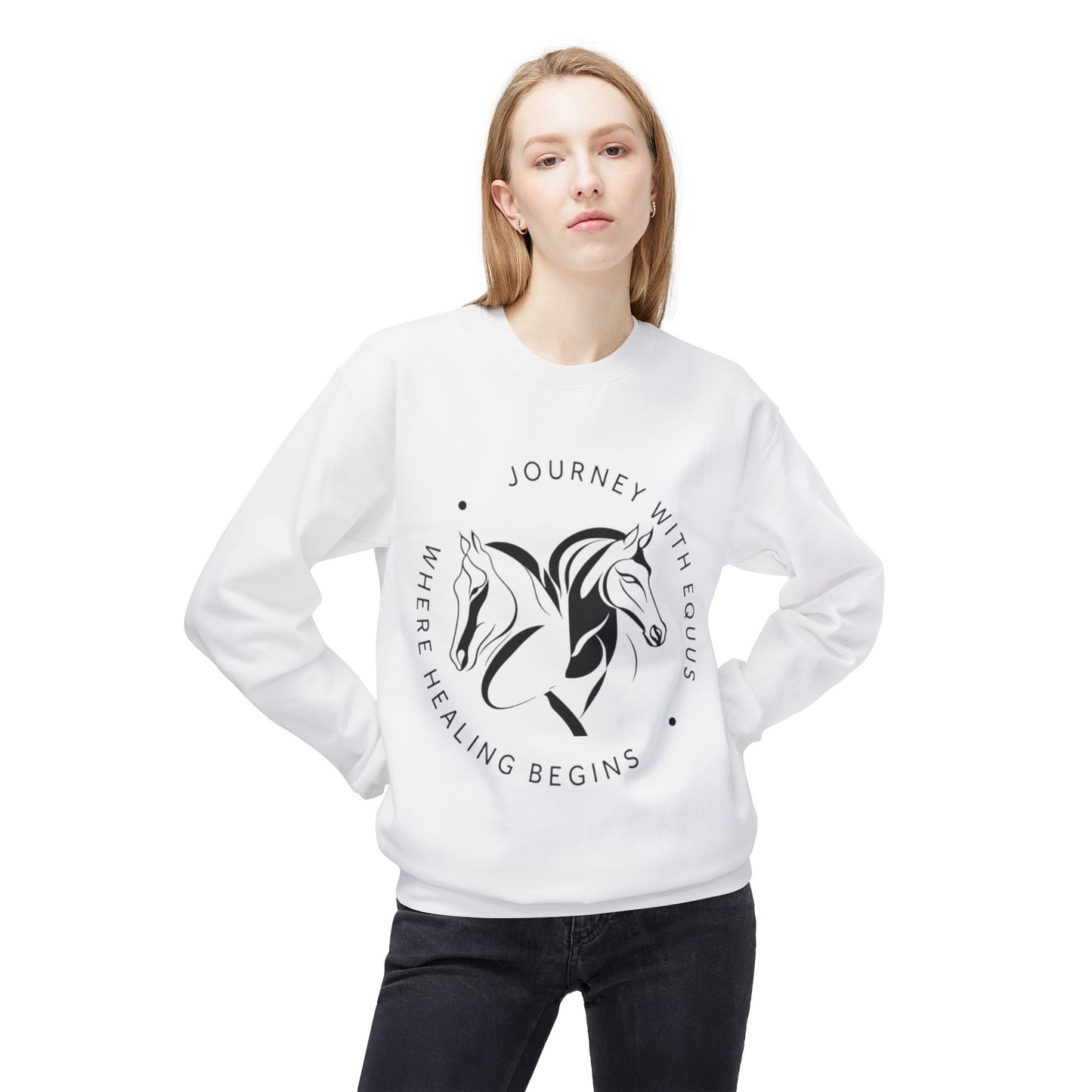 JWE Unisex Fleece Crewneck Sweatshirt