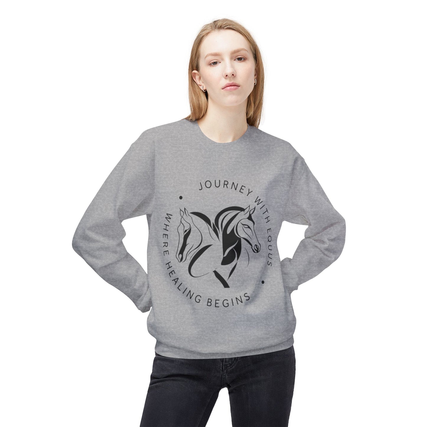 JWE Unisex Fleece Crewneck Sweatshirt