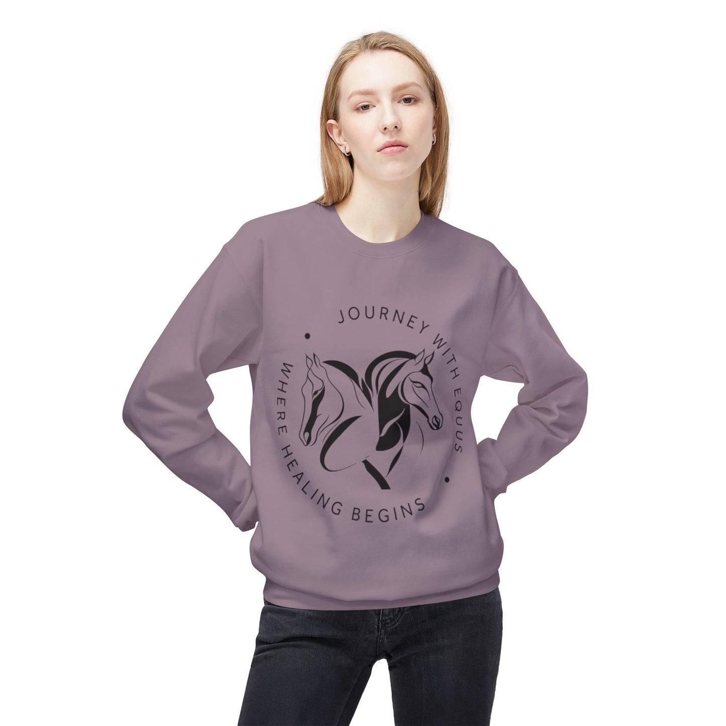 JWE Unisex Fleece Crewneck Sweatshirt