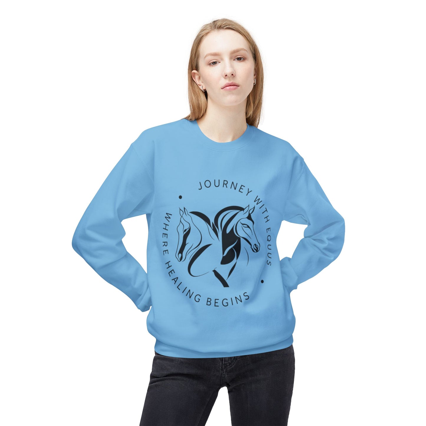 JWE Unisex Fleece Crewneck Sweatshirt